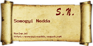 Somogyi Nedda névjegykártya